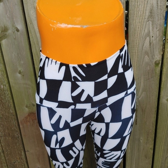 NEW Anthropologie hand print leggings size S - Picture 7 of 9